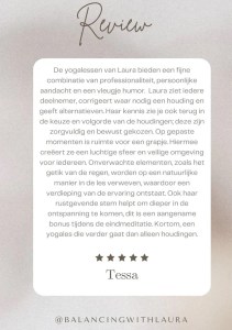 Review Yogalessen